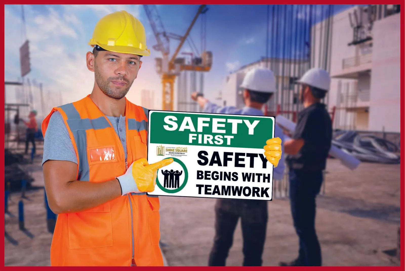 Construction signage service image